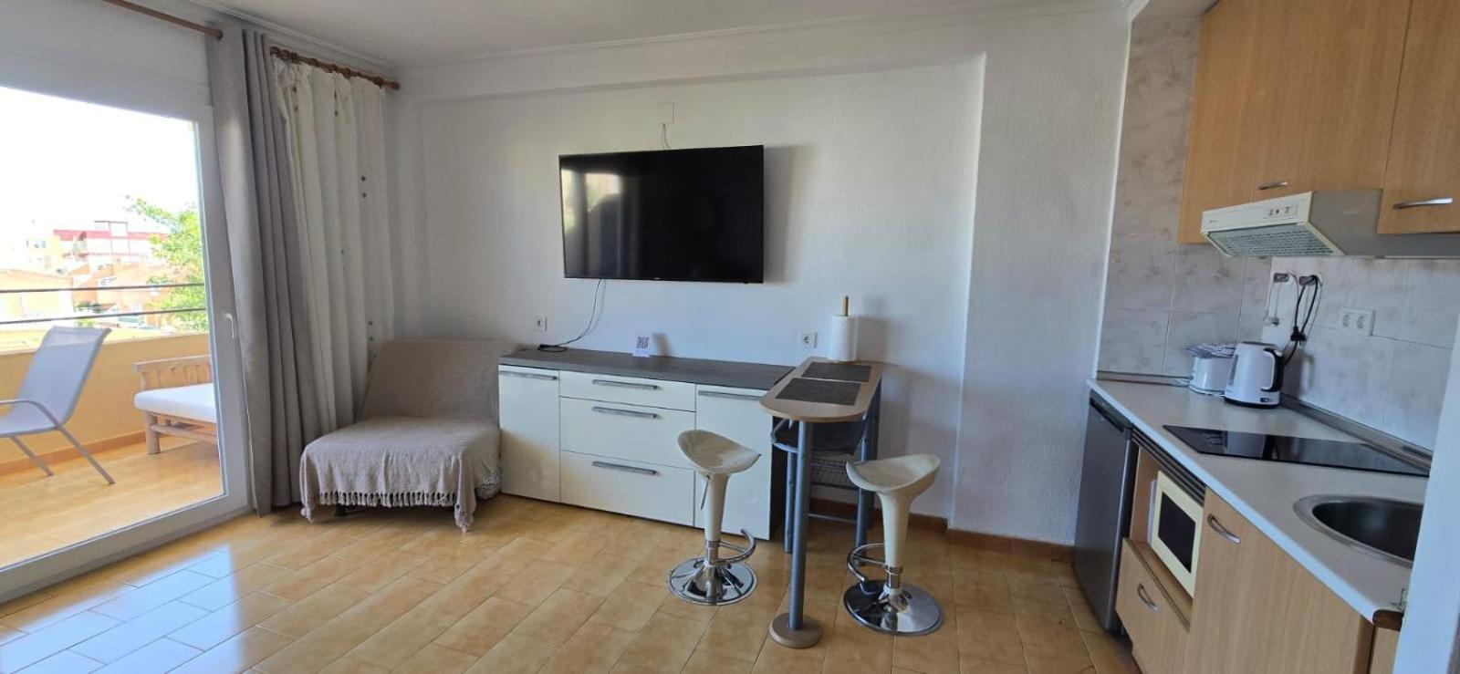 Estudio en Torrevieja a 700 m del mar Exterior foto